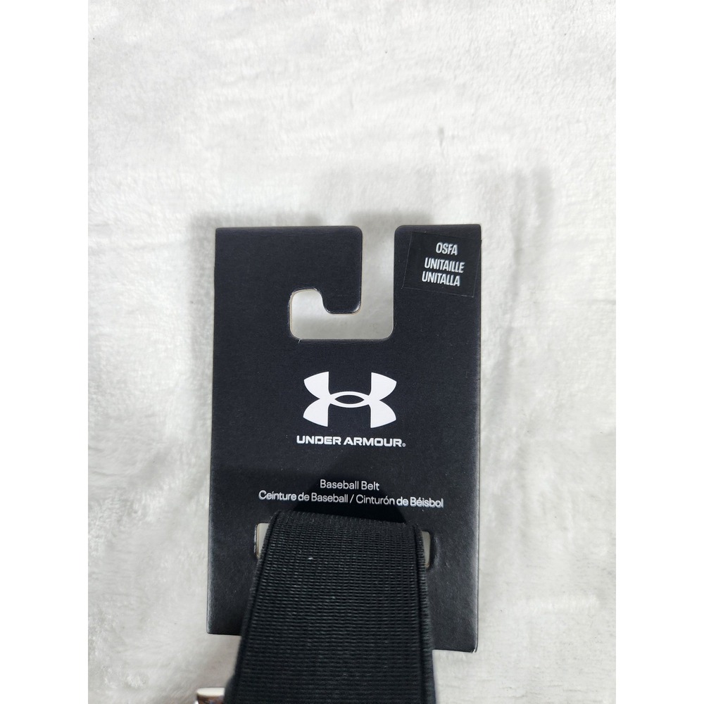 Under Armour Boys Baseball Belt Black Adjustable OSFA Youth 1252085 - Picture 6 of 10